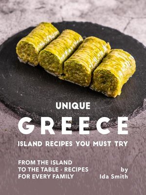 cover image of Unique Greece Island Recipes You Must Try